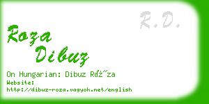 roza dibuz business card